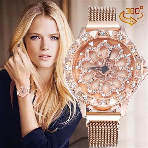 rose gold designer watches